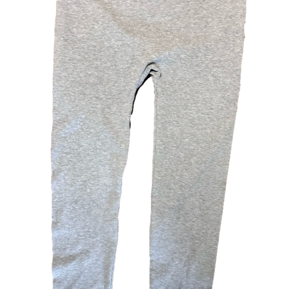 Women's Electric Yoga Leggings - ribbed light gray/stretchy Sz 1X - EGUC - Picture 4 of 4